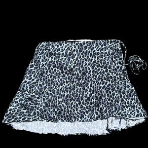 Cheetah wavy skirt